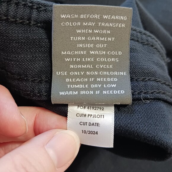 Torrid Lace Up Back Utility Pant Black Size 14 High Rise Crop NWT - Picture 11 of 15